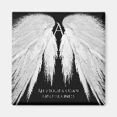 ANGEL WINGS Black Magnet (Vorne)