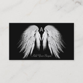ANGEL WINGS Black Pick Color Custom Visitenkarte