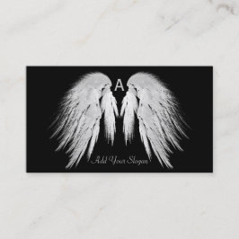 ANGEL WINGS Black Pick Color Custom Visitenkarte