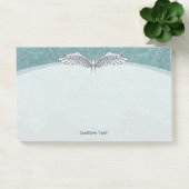 Angel Wings Blue Post-it Klebezettel (Büro)