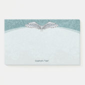 Angel Wings Blue Post-it Klebezettel (Vorderseite)