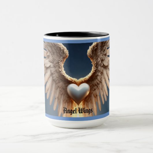 Angel Wings Blue Tasse (Zentrum)