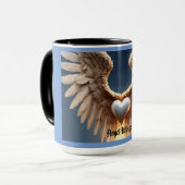 Angel Wings Blue Tasse (Vorderseite Links)