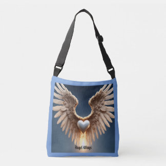 Angel Wings Blue Tote Bag Tragetaschen Mit Langen Trägern