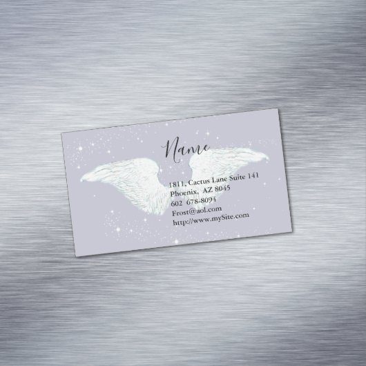 Angel Wings Business Card Magnetische Visitenkarte (Beispiel)