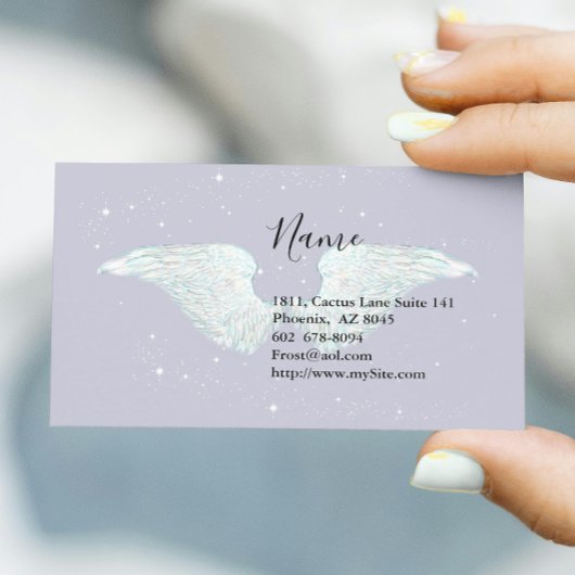 Angel Wings Business Card Visitenkarte