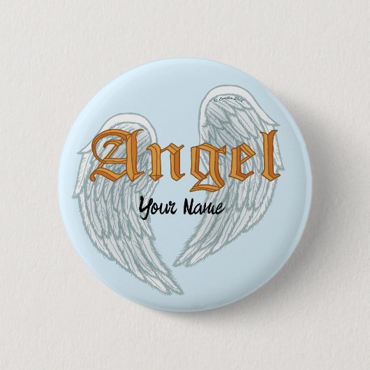 Angel Wings Button (Vorderseite)