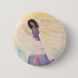Angel Wings Button