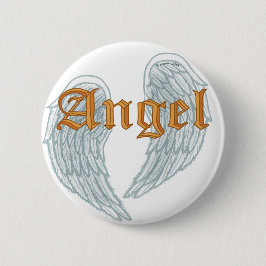 Angel Wings Button