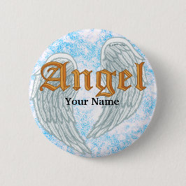 Angel Wings Button