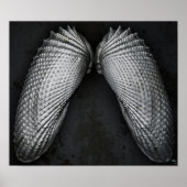 Angel Wings BW Poster (Vorne)