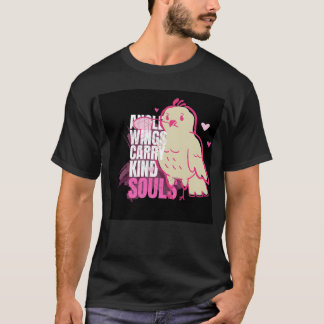 Angel Wings Carry Kind Soul Bird mit Herzbran f T-Shirt
