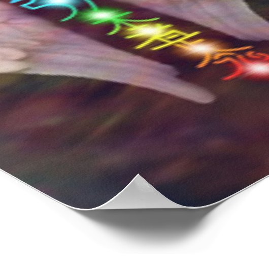 Angel Wings Chakra Poster (Ecke)