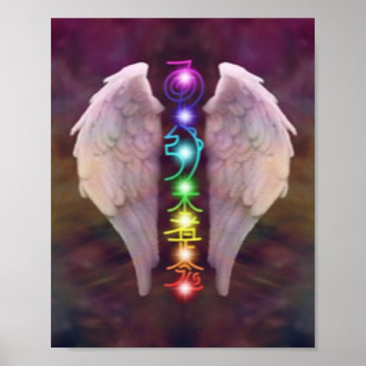 Angel Wings Chakra Poster (Vorne)