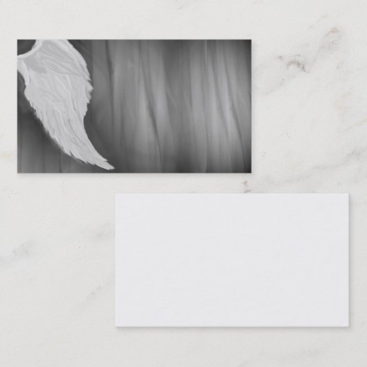 Angel Wings, Christlich, spirituell, Visitenkarten Visitenkarte (Vorne/Hinten)