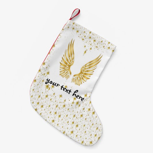 Angel Wings Christmas Strumpf Kleiner Weihnachtsstrumpf (Vorderansicht (hängend))