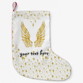 Angel Wings Christmas Strumpf Kleiner Weihnachtsstrumpf (Vorderseite)
