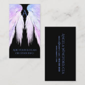 ANGEL WINGS Dreamy Beauty Black Visitenkarte (Vorne/Hinten)