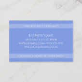 Angel Wings Dreamy Pink Soft Blue Visitenkarte (Rückseite)