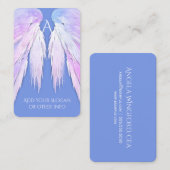 ANGEL WINGS Dreamy Soft Blue Beauty Visitenkarte (Vorne/Hinten)