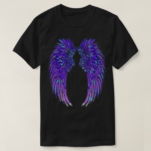Angel Wings Eagle Wings Broken Wings Wild Wings On T-Shirt (Design vorne)