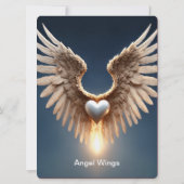 Angel Wings Einladung (Rückseite)