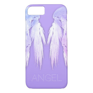 ANGEL WINGS Fairy Lila Individuelle Name Case-Mate iPhone Hülle