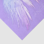 ANGEL WINGS Fairy Lila Individuelle Name Seidenpapier (Ausschnitt)