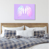 ANGEL WINGS Fairy Lila Leinwanddruck (Insitu (Schlafzimmer))