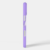 ANGEL WINGS Fairy Lila Monogram Case-Mate iPhone Hülle (Rückseite / Rechts)