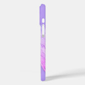 ANGEL WINGS Fairy Lila Monogram Case-Mate iPhone Hülle (Rückseite / Links)