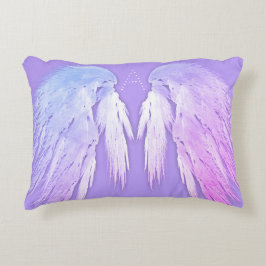 ANGEL WINGS Fairy Lila Monogram Dekokissen