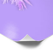 ANGEL WINGS Fairy Lila Poster (Ecke)