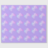 ANGEL WINGS Fairy Lila Sweet 16 Geschenkpapier (Flach)