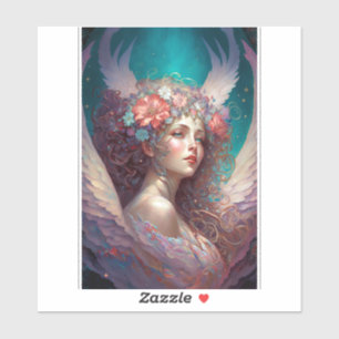 Angel Wings Fantasy Art Aufkleber