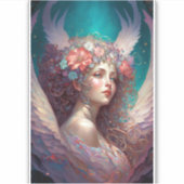 Angel Wings Fantasy Art Aufkleber (Vorderseite)