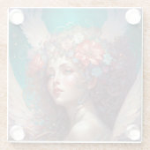 Angel Wings Fantasy Art Glasuntersetzer (Rückseite)