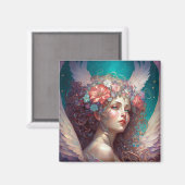 Angel Wings Fantasy Art Magnet (Vorderseite/Rückseite)