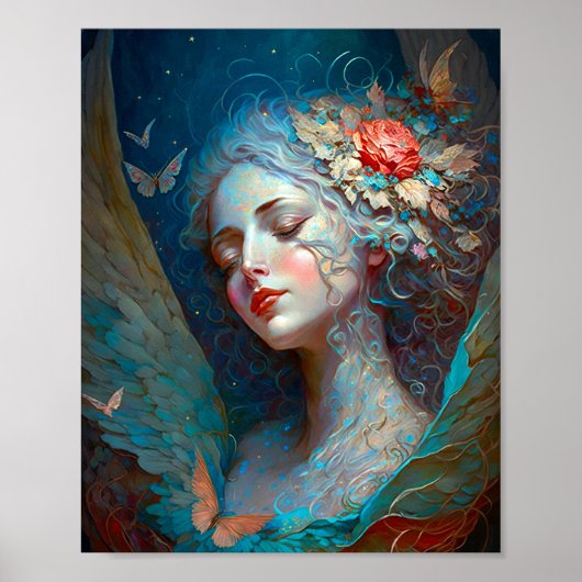 Angel Wings Fantasy Art Poster (Vorne)