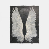 Angel Wings Fleece Blanket (Vorderseite)