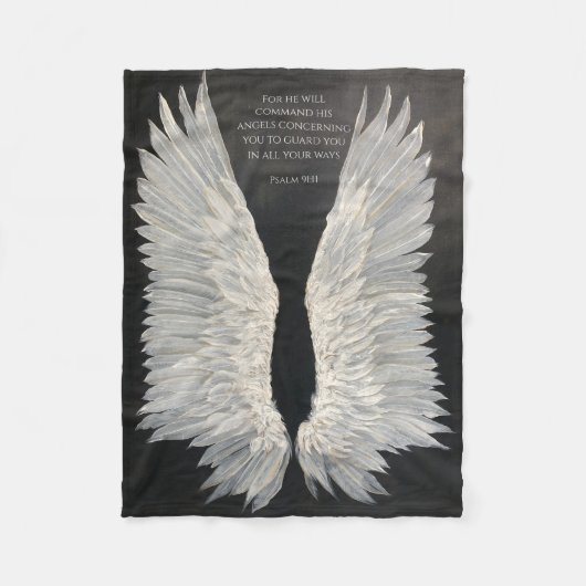 Angel Wings Fleece Blanket (Vorderseite)