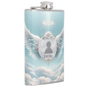 Angel Wings Foto Memorial Flachmann (Rechts)