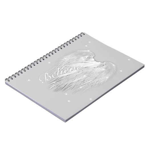 ANGEL WINGS 'Glauve' Magic Heart Notizblock (Linke Seite)