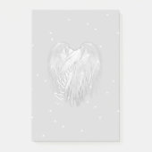ANGEL WINGS 'Glauve' Magic Heart Post-it Klebezettel (Vorderseite)