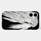ANGEL WINGS Grey Touched Feathers Links Custom Case-Mate iPhone Hülle (Rückseite (Horizontal))