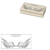 Angel Wings Gummistempel (Stempel)