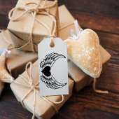 Angel Wings Heart Wood Rubber Briefmarke Gummistempel