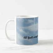 Angel Wings in den Wolken 15 oz. Tasse (Links)