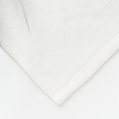 ANGEL WINGS Individuelle Name White Fleecedecke (Ecke)