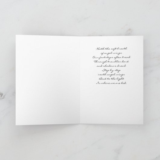 Angel Wings Karte (Innenseite)